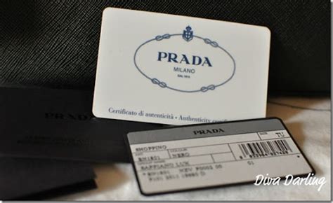 prada milano authenticity certificate card|prada logo authenticity.